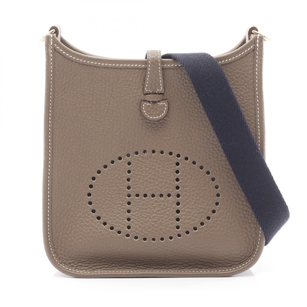 HERMES Evelyne TPM Amazon Shoulder crossbody Bag U Taurillon Clemence Etoupe GHW