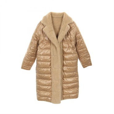 MONCLER BAGAUD Down jacket polyester Beige #00 Used Women