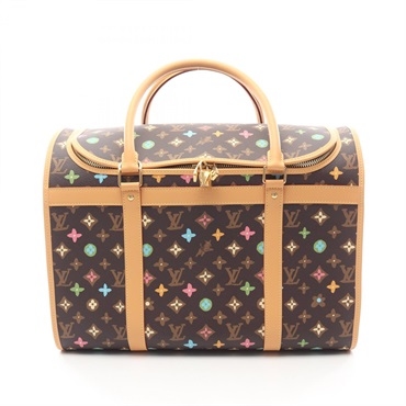 LOUIS VUITTON Sac Chien NM Handbag shoulder M47066 Monogram Craggy leather brown