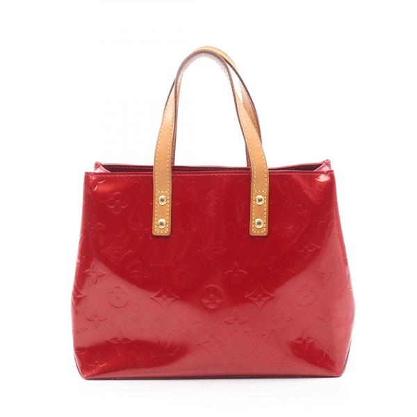 LOUIS VUITTON Lead PM Handbag M91990 Monogram Vernis leather Pomme D'amour Red