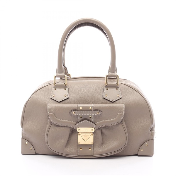 LOUIS VUITTON Superbe Handbag M91899 Suhali leather verone beige Used Women