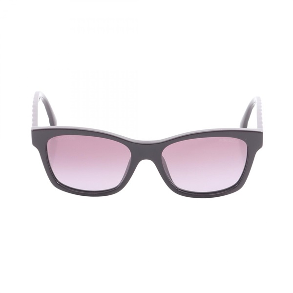 CHANEL COCO Mark Matelasse Sunglasses eyewear Plastic Bordeaux Used Women CC