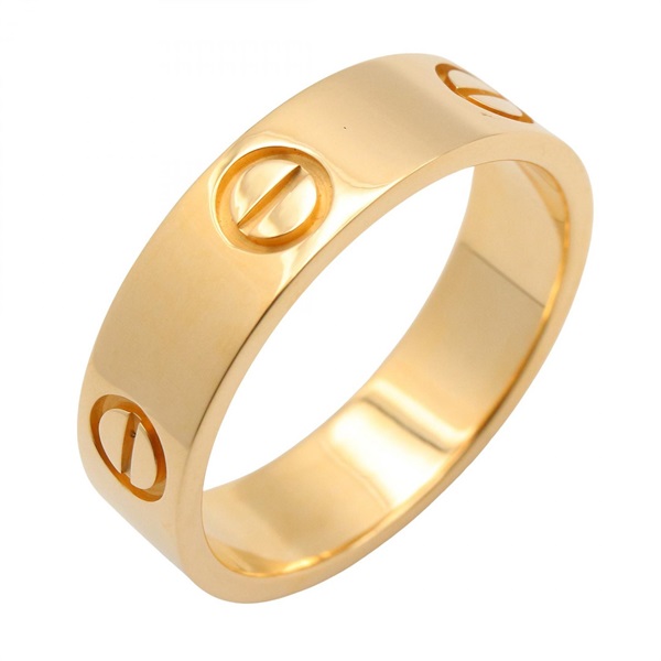 CARTIER Love Ring 18KYG Yellow Gold Used Unisex US size 7.75 #56