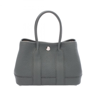 HERMES Neo Garden 23 Handbag Negonda leather Vert Mangrove Green Used SHW K