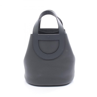 HERMES In the Loop 23 Handbag W Taurillon Clemence Swift leather Gris Misty SHW