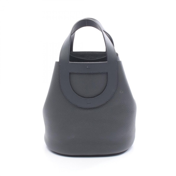 HERMES In the Loop 23 Handbag W Taurillon Clemence Swift leather Gris Misty SHW