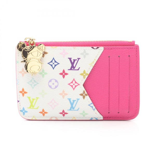 LOUIS VUITTON LV TM Porte Carte Romy Card Case M14155 Monogram canvas leather LV