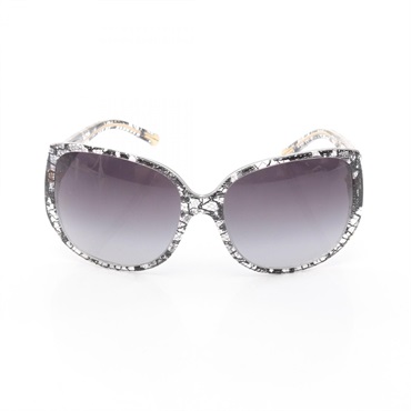 DOLCE & GABBANA Sunglasses eyewear DG4116 Plastic Clear Black Used Women