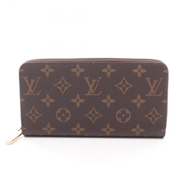 LOUIS VUITTON Zippy Around long wallet purse M42616 Monogram brown used