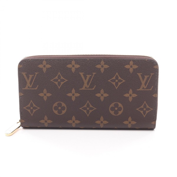 LOUIS VUITTON Zippy Around long wallet purse M42616 Monogram brown used