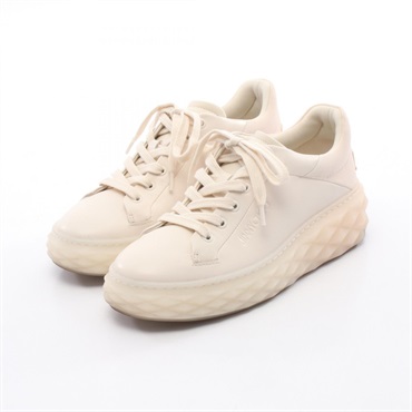 JIMMY CHOO Sneakers Shoes #36 leather Beige Used Women