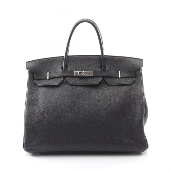 HERMES Birkin 40 Handbag Togo leather Black Used Women SHW C