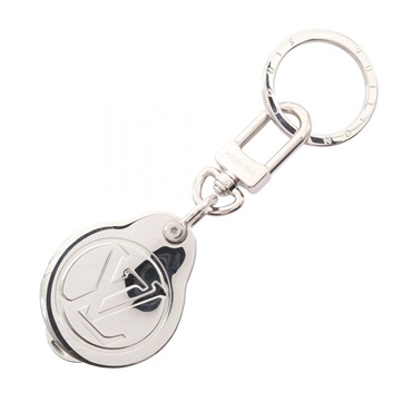 LOUIS VUITTON Bijoux Sac Magnifying Glass charm key ring Metal glass Used