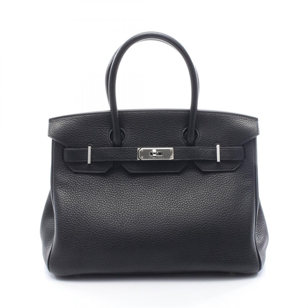 HERMES Birkin 30 Handbag T Togo leather  Black Used Women SHW