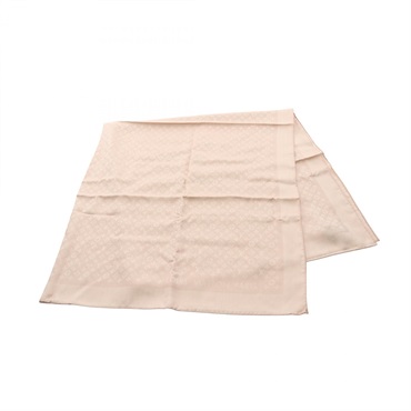 LOUIS VUITTON Shawl Evermore Stole wrap silk wool Beige Used Women