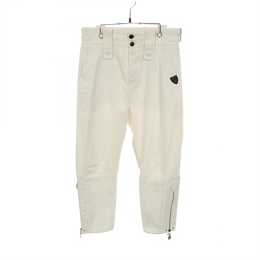 LOUIS VUITTON Denim pants #38 RW221B N46 FMPO81 cotton White Used Women