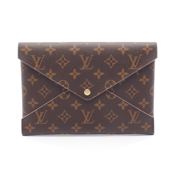 LOUIS VUITTON Kirigami business clutch bag M62034 Monogram Rose Ballerine