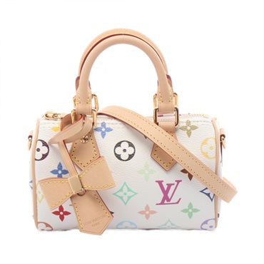 LOUIS VUITTON LV TM Nano Speedy Crosssbody Handbag M13391 Monogram Multicolor
