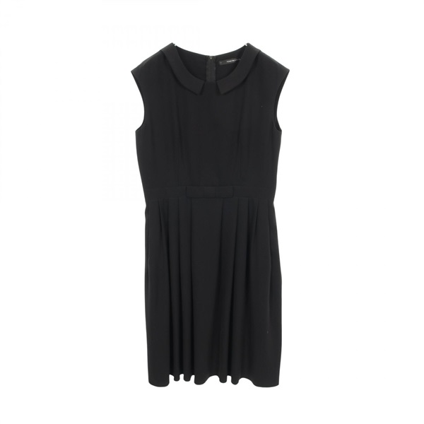 FOXEY NEW YORK Ribbon Sleeveless Dress 25642 polyester Black Used Women #42