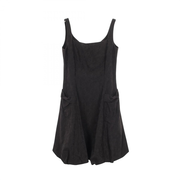 FOXEY Cami short Dress 4024991 cotton Fabric polyester Black Used Women #40