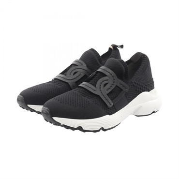 TOD'S Kate High-Tech Fabric sneakers #34 shoes leather Black Used Women