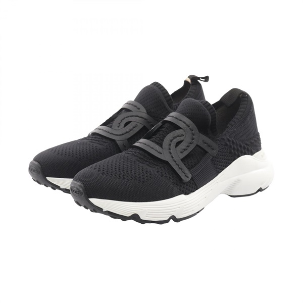 TOD'S Kate High-Tech Fabric sneakers #34 shoes leather Black Used Women