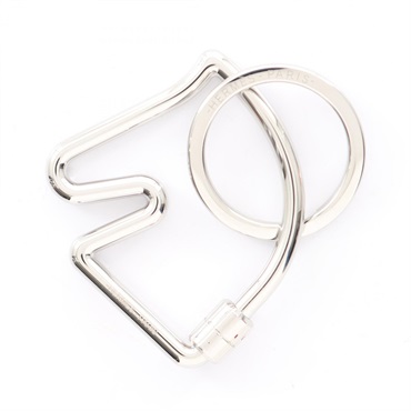 HERMES Cheval key ring H077216FJ00 metal SHW Used Women