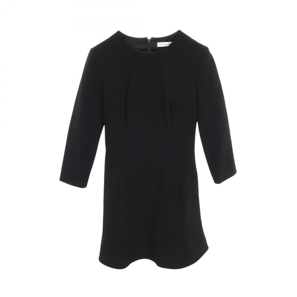 Christian Dior Dress 41925 wool Black #36 Used Women