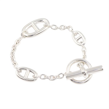 HERMES Chaine dancre Farandoule Bracelet Silver925 Used unisex
