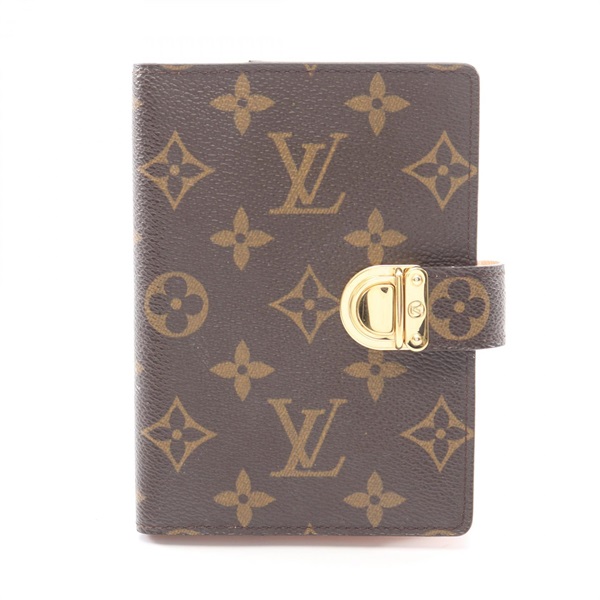 LOUIS VUITTON Koala Agenda PM Notebook Cover R21013 Monogram canvas Rose Used LV
