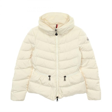 MONCLER MIRIEL Down jacket coat B20934685205 Nylon White Used Women size 1