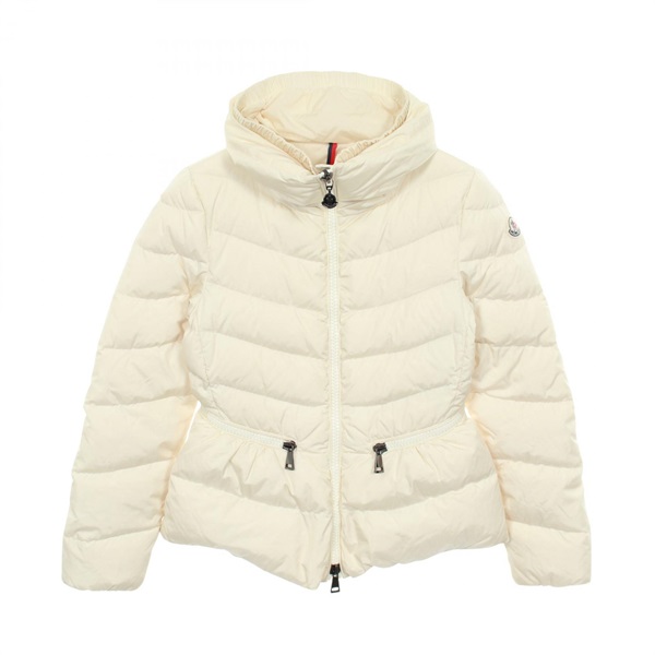 MONCLER MIRIEL Down jacket coat B20934685205 Nylon White Used Women size 1