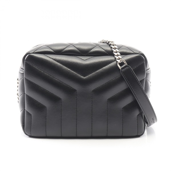 SAINT LAURENT PARIS Lulu chain Shoulder crossbody Bag 574102 leather Black Used