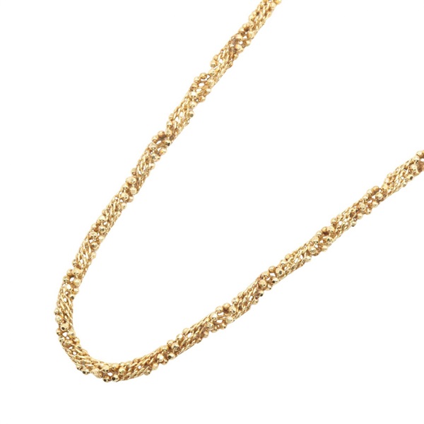 JEWELRY Necklace 18KYG Yellow Gold Used Women 42.5㎝