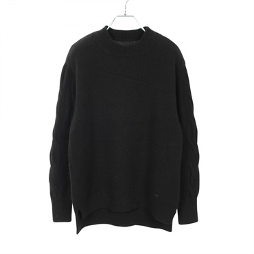 FOXEY Long Sleeve knit cashmere Black #40 Used Women