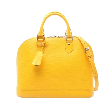 LOUIS VUITTON Alma PM Shoulder Handbag M40951 Epi leather Mimosa Used Women LV