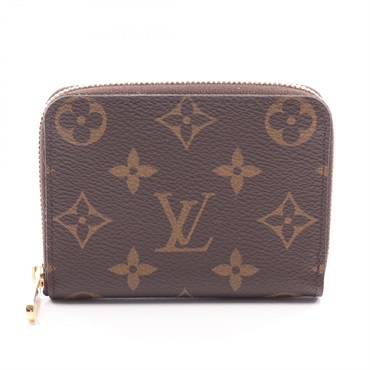 LOUIS VUITTON Zippy coin purse compact wallet M60067 Monogram Brown Used Women