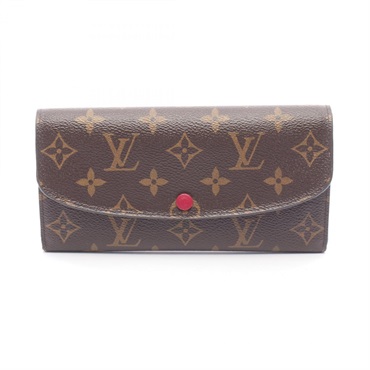 LOUIS VUITTON Portefeuille Emilie Bifold purse long wallet M60697 Monogram LV