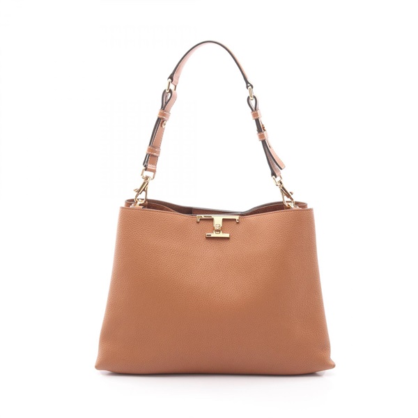 TOD'S Timeless Shoulder tote hand Bag XBWTSQW0300T5ZS410 leather Brown Used