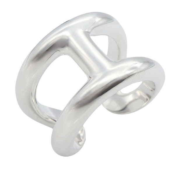 HERMES Osmoz GM Ring Silver925 Silver Used women US size 7.75 #57