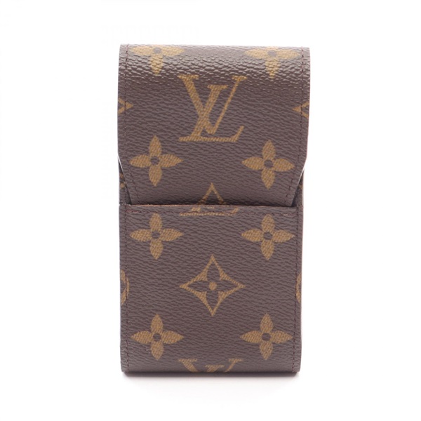 LOUIS VUITTON Etui cigarette tabacco case M63024 Monogram Brown Used unisex