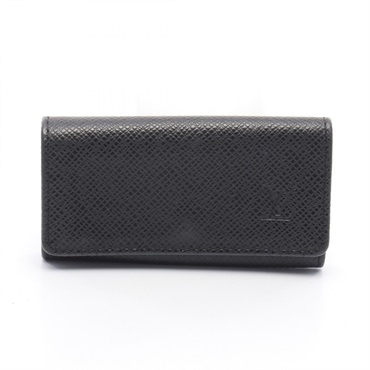 LOUIS VUITTON Multicles 4 key holder M30522 Taiga leather Ardoise Used mens