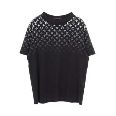 LOUIS VUITTON Monogram Gradient T-shirt RM242MQ FSB HQY42W cotton Black Used #L