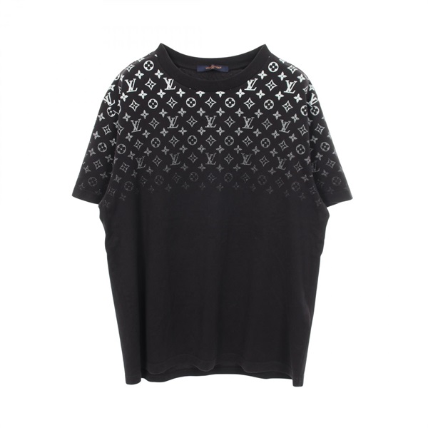 LOUIS VUITTON Monogram Gradient T-shirt RM242MQ FSB HQY42W cotton Black Used #L