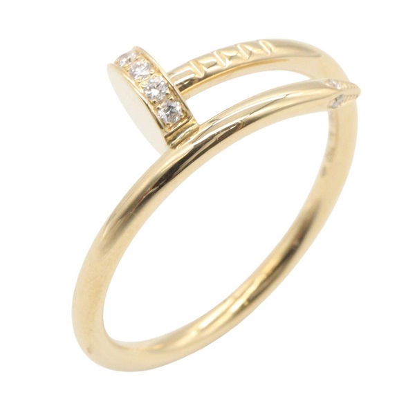 CARTIER Juste un Clou Diamond Ring Small 18KRG Gold Used Women US size #7.25 #54