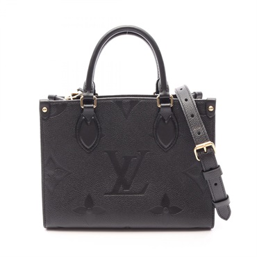 LOUIS VUITTON On the Go PM Crossbody Handbag M45653 Monogram empreinte leather