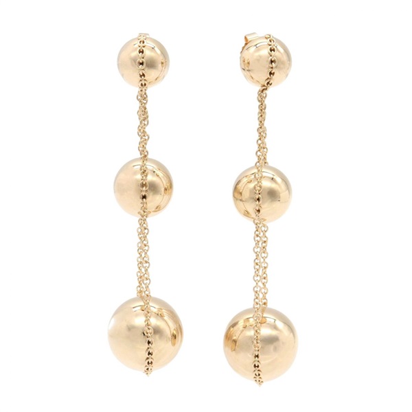TIFFANY＆CO Hardware Triple Drop Pierced Earrings 18KRG Rose Gold Used Women