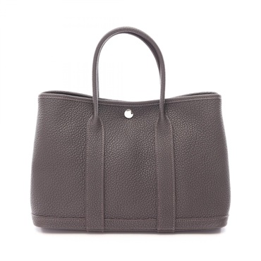 HERMES Garden Party TPM Tote Handbag Negonda leather Bebran SHW Preowned G
