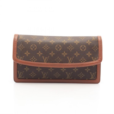LOUIS VUITTON Pochette Dame GM business clutch bag M51810 Monogram leather Brown