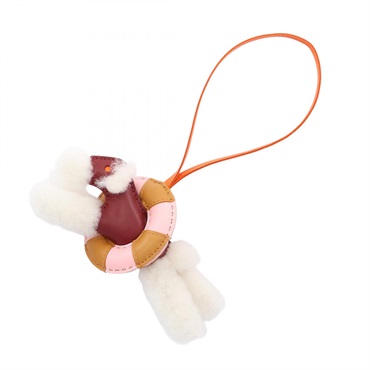 HERMES Buddy bag Charm G A La Mer Agneau milo Mouton Rouge H sesame Used Women